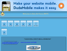Tablet Screenshot of dixiejrotc.org